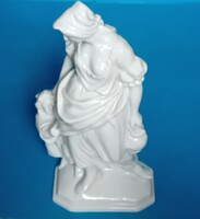 Fehér Herendi anyaság ( nő gyermekkel ) , I. oszt . kék márkajelzés