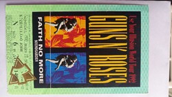 Guns N' Roses  Use Your Illusion World Tour - Budapest, Népstadion 1992. - koncertjegy