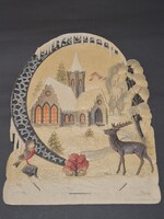 Téli papírmasé made in western Germany