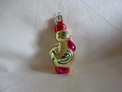 RÉGI ÜVEG KARÁCSONYFADÍSZ - KAKAS!