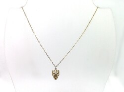 Arany nyaklánc párducfejes medállal (ZAL-Au133023)