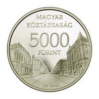 Budapest 5000 Forint 2009 PP 31,46g Ag925 ezüst
