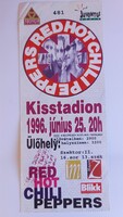 Red Hot Chili Peppers Kisstadion 1996.  -  koncertjegy