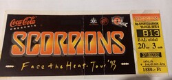 Scorpions, Budapest Sportcsarnok 1993. - koncertjegy