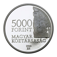 Kosztolányi Dezső 5000 Forint 2010 PP 31,46g Ag925 ezüst