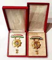 Faipar Kiváló Dolgozója+Mezőgazdaság Kiváló Dolgozója kitüntetés