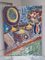 1,-Ft Tóth-Vissó Árpád képcsarnokos festmény