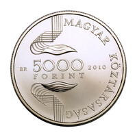 Úszó Európa-Bajnokság 5000 Forint 2010 BU 31,46g Ag925 ezüst