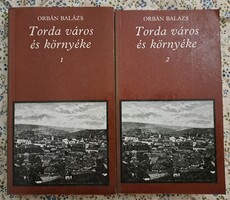 Orbán Balázs: Torda város és környéke I–II. (2 kötet, keménykötés)