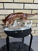 Royal Dux Vadász kutya ( nagyméretű)