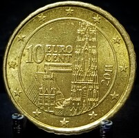 Ausztria 10 euro cent, 2011 D11H6