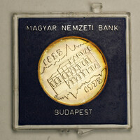 Magyar Tudományos Akadémia 200 Forint 1975 BU 28g Ag640 díszcsomagolt