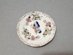 Zsolnay mini pillangós tálka, gyűrűtartó, csemegés