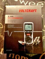 Voltcraft R-200 cat III 600V Milliohmmeter Multiméter