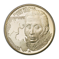 Simon Bolivár 100 Forint 1983 PP, mikrokarcos