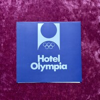 Hotel Olympia régi prospektus