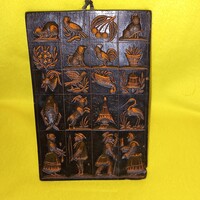 "20 minta 1 sablon ".Antik viasz mézeskalács, keksz nyomódúc, nyomóforma, sütőforma, falidísz, cukr.