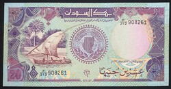Szudán 20 Sudanese Pounds 1991 P-47 UNC bankjegy