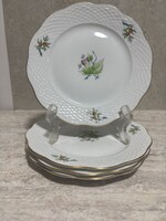 Herendi Hecsedli (csipkebogyó) mintás süteményes tányér