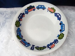 Alföldi  autós mélytányér - SÉRÜLT