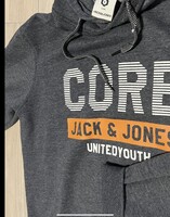JACK&JONES  fiú/férfi hosszú ujjú kapucnis pulóver, M, sérült!