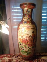 Kínai vagy Japán 60 cm  padló vàza 22..Sok Aukció és Akciók Vegye Vigye Gyűjtemény