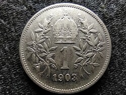 Ausztria Ferenc József Osztrák-Magyar .835 ezüst 1 Korona 1903