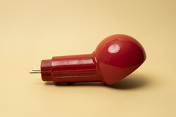 Retró Verieland Holland Dugó Lámpa / Mid Century / Space Age Lámpa / Piros