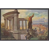 Magyarország,Budapest XI. - Szent Gellért szobor 1916