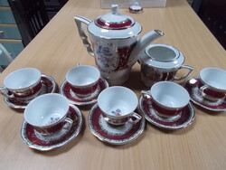 Extrém ritka Zsolnay kávés készlet