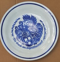 GDR porcelán tányér