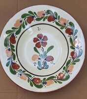 Kézzel festett kerámia tányér