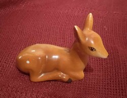 7.5 cm long cute Hollohaza deer in excellent condition great for collectors