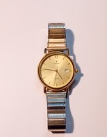 Junghans gold-plated date men's wristwatch, works