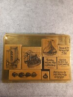 Stampin' Up! amerikai pecsétnyomó készlet eredeti dobozában," csokoládé imádata"