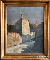 Reuter Ágoston (1893 - 1966) : Tabáni részlet