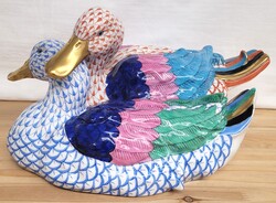 Herendi VH / Pikkely Mintás XXL Kacsapár NAGYMÉRETŰ!!