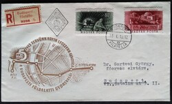 FF1341-2 / 1953 Metró I.  bélyegsor FDC-n futott