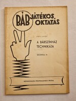 Lajos Kos: the technique of puppet theatre - stage design iv.