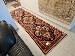Akció!! Szép 83x305 kézi csomózású gyapjú perzsa futó szőnyeg FZ45V