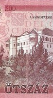 500 forint 2018 Nyomdahibás hibás festékhibás UNC "EH"