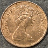 United Kingdom half, ½ penny, 1979.
