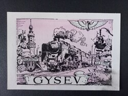 Régi GYSEV kiegészítő lap közszolg. alk. és családtagjaik részére 1976 - 12 Ft