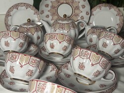 Lomonosov (Lomonoszov, orosz, szovjet) teás készlet