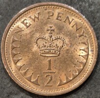 United Kingdom half, ½ penny, 1979.