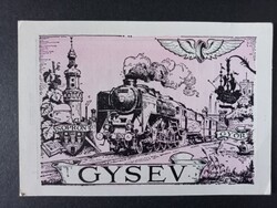 Régi GYSEV kiegészítő lap közszolg. alk. és családtagjaik részére 1976 - 12 Ft