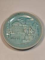 Zsolnay alapmázas Pécs tányér