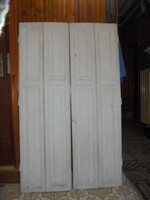 Old Pine Shutter, Window Shade Pair
