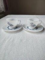 Rigopal tejüveg kávéscsésze készlet, búzavirág  mintával – 2 személyes