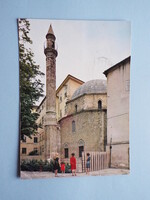 Képeslap (2) - Pécs - Jakováli Hasszán dzsámija a minarettel 1960-as évek - (Foto: Bogár Lajos)